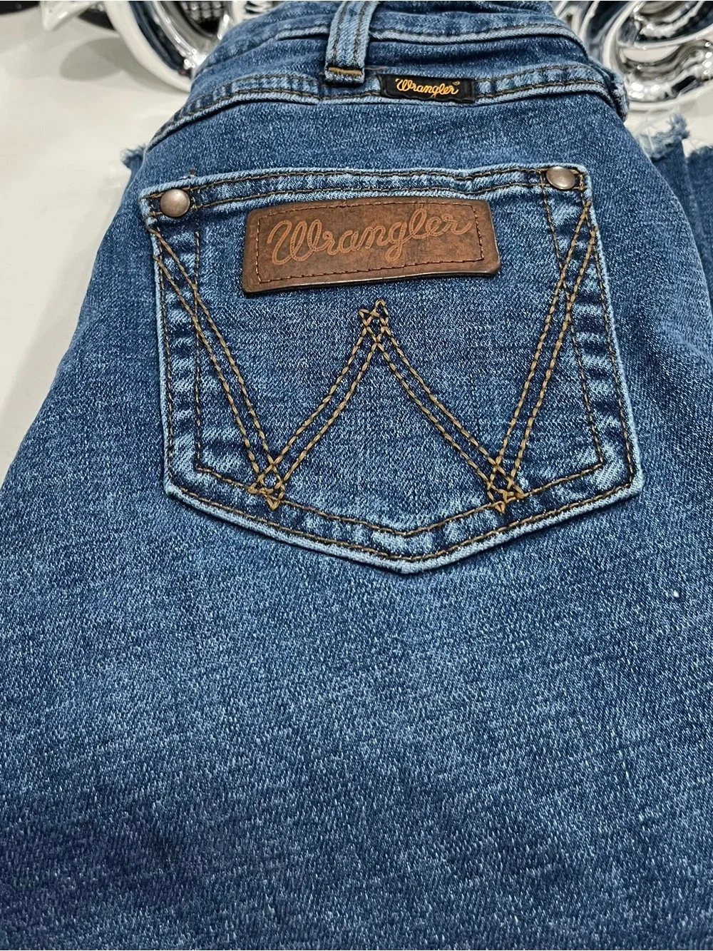 Wrangler Women's Blue Flare Jeans